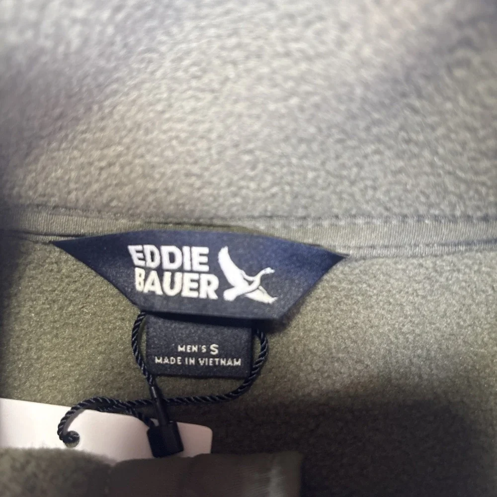 Eddie Bauer Men's Quarter Snap Warm Fleece Pullover Size Small